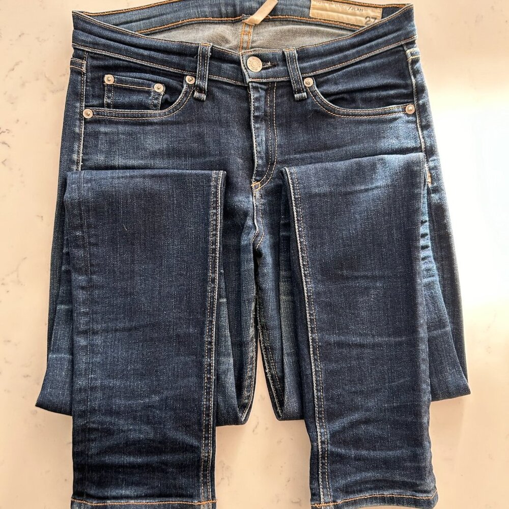 rag & bone high rise skinny denim 27